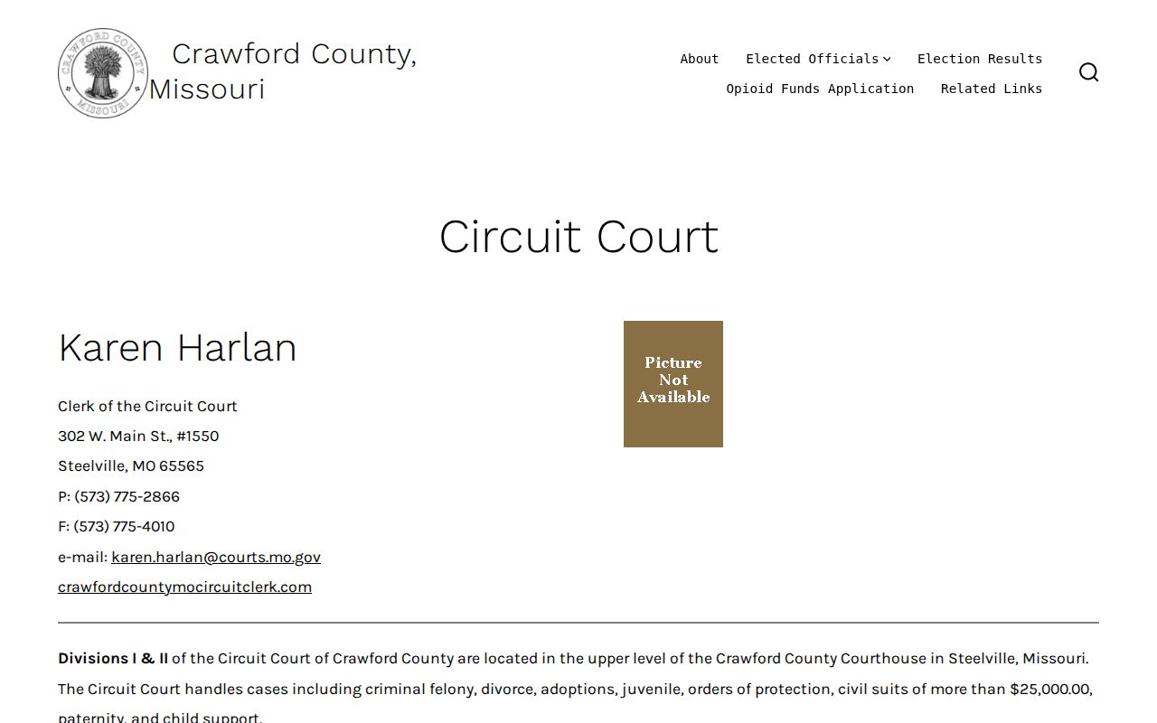 Crawford County court docket Circuit Court source image