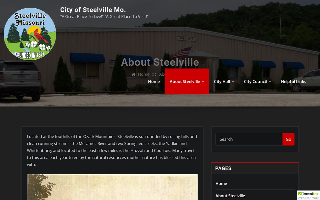 Crawford County court docket Steelville history source image